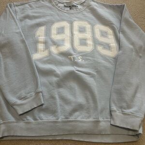 Taylor Swift Sky Blue 1989 Crewneck Sweater